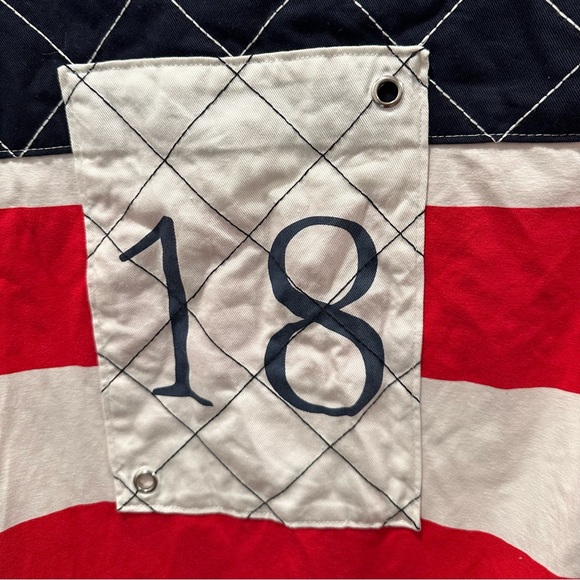 Brooks Brothers 1818 long sleeve patch detail rugby shirt - Picture 4 of 7